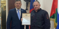 Депутат ЛДПР Руслан Сабиров поблагодарил за добросовестную службу сотрудников МВД - ЛДПР