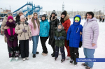 На катке «Сердце Тюмени» прошел корпоратив для многодетных семей