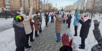 Тюменцы вышли на предновогоднюю лечебную тренировку - Тюменский ГМУ