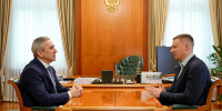 Александр Моор встретился с финалистом проекта "Время героев" - ГТРК Регион-Тюмень