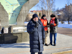 Тюменские коммунисты провели митинг, посвящённый Дню Советской Армии