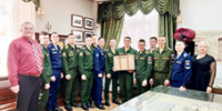 КУРСАНТЫ ВОЕННО-ИНЖЕНЕРНОГО УЧИЛИЩА В ГОСТЯХ У БИБЛИОТЕКИ № 8 ИМЕНИ А.П. ЧЕХОВА - ЦГБС Тюмени
