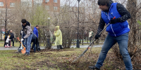 Тюменцы вышли на всероссийский субботник несмотря на дождь - Newsprom.Ru