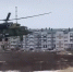 В большой Тюменской области военный вертолет высадил эвакуированных людей на дорогу – видео - MegaTyumen.Ru