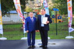 Обновленная дворовая территория торжественно открыта в Малом Тараскуле