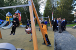 Обновленная дворовая территория торжественно открыта в Малом Тараскуле