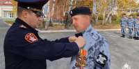 Сотрудники тюменского ОМОН отмечают профессиональный праздник - Росгвардия