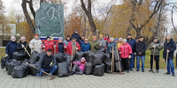 Тюменские коммунисты привели в порядок сквер Комсомольский - КПРФ