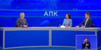 Скриншот из видео прямой линии губернатора Александра Моора - Tumentoday.Ru