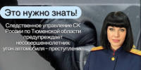 Следственное управление СК России по Тюменской области предупреждает несовершеннолетних: угон автомобиля - это преступление - Управление следственного комитета