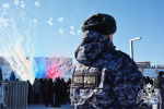 Росгвардия в Тюмени обеспечила безопасность праздничных мероприятий Дня защитника Отечества