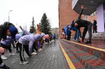 Картинка «Молодая Гвардия» Тюмени провела спортивную зарядку для молодежи вместе с Евгением Гараничевым от Молодой Гвардии