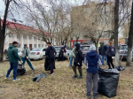 Депутат Тюменской городской думы Виктор Корчагин принял участие в субботнике