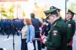 Фотогалерея: в Тюмени отрепетировали торжественное прохождение войск
