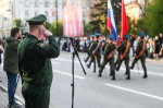 Фотогалерея: в Тюмени отрепетировали торжественное прохождение войск