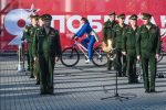 Фотогалерея: в Тюмени отрепетировали торжественное прохождение войск