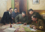 И.В. Сталин в Ставке ВГК