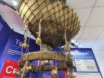 В Тюмени установили ростовую фигуру Дмитрия Менделеева на воздушном шаре