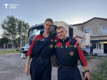Во время миссии по ликвидации последствий паводка в Ирбите || Фото из архива Арсения Соловьева, автор неизвестен
