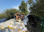 Построили дамбу дружбы